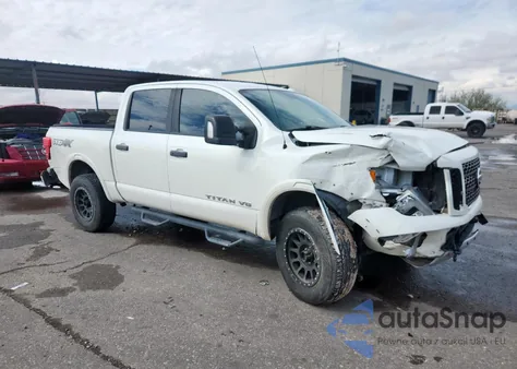 2018 Nissan Titan Sv из США, поврежденный, VIN 1N6AA1E59JN550990